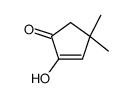 2-hydroxy-4,4-dimethylcyclopent-2-en-1-one结构式