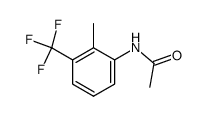 N-[2-methyl-3-(trifluoromethyl)phenyl]acetamide结构式