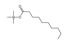 Decanoic acid trimethylsilyl ester结构式