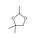2,4,4-trimethyl-1,3-dioxolane结构式