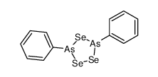 3,5-diphenyl-1,2,4,3,5-triselenadiarsolane结构式