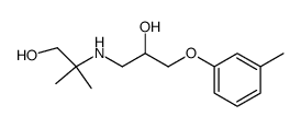 3--1-<1,1-dimethyl-2-hydroxy-ethylamino>-propanol-(2) Structure