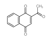 2-Acetyl-1,4-naphthoquinone结构式
