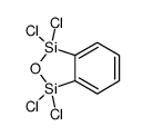 1,1,3,3-tetrachloro-2,1,3-benzoxadisilole结构式