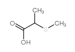 2-(甲基硫代)丙酸结构式
