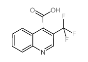3-三氟甲基喹啉-4-甲酸结构式