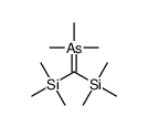 bis(trimethylsilyl)methylidene-trimethyl-λ5-arsane结构式
