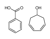 benzoic acid,cyclohepta-3,5-dien-1-ol结构式