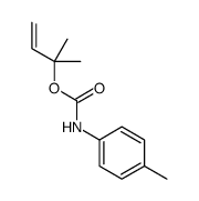 2-methylbut-3-en-2-yl N-(4-methylphenyl)carbamate Structure