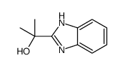 (9ci)-alpha,alpha-二甲基-1H-苯并咪唑-2-甲醇结构式