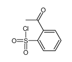 2-acetylbenzenesulfonyl chloride Structure