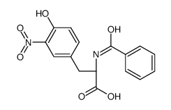 1-nitrohydroxyphenyl-N-benzoylalanine Structure