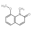 8-Methoxy-1-methyl-1H-quinolin-2-one结构式