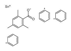 triphenylstannyl 2,4,6-trimethylbenzoate结构式
