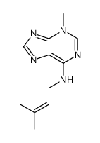 3-methyl-N-(3-methylbut-2-enyl)purin-6-amine结构式