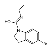 5-bromo-N-ethyl-2,3-dihydroindole-1-carboxamide Structure