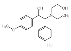 2-(ethyl-(2-hydroxyethyl)amino)-1-(4-methoxyphenyl)-2-phenyl-ethanol Structure