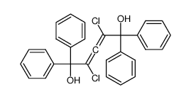 2,4-dichloro-1,1,5,5-tetraphenylpenta-2,3-diene-1,5-diol结构式