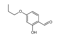2-羟基-4-丙氧基苯甲醛结构式
