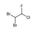 1,1-dibromo-2-chloro-2-fluoroethane结构式