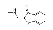 2-(methylaminomethylidene)-1-benzothiophen-3-one结构式