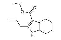 ethyl 2-propyl-4,5,6,7-tetrahydro-1H-indole-3-carboxylate Structure
