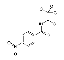 N-(1,2,2,2-tetrachloroethyl)-4-nitrobenzamide Structure