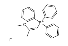 (Z)-triphenyl(2-methoxyprop-1-enyl)phosphonium iodide Structure