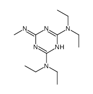 2-N,2-N,4-N,4-N-tetraethyl-6-N-methyl-1,3,5-triazine-2,4,6-triamine Structure