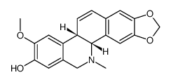 3-methoxy-12-methyl-(4br,11bc)-4b,11b,12,13-tetrahydro-[1,3]dioxolo[4',5':4,5]benzo[1,2-c]phenanthridin-2-ol Structure