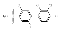 4-甲基磺酰基-2,2’,3’,4’,5-五氯联苯结构式