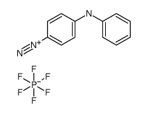 4-anilinobenzenediazonium,hexafluorophosphate Structure