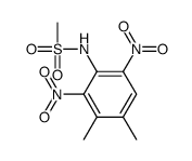 N-(3,4-dimethyl-2,6-dinitrophenyl)methanesulfonamide结构式