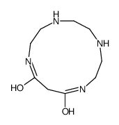 1,4,7,10-tetrazacyclotridecane-11,13-dione Structure