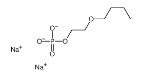 Ethanol, 2-butoxy-, phosphate, sodium salt Structure