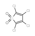 2,3,4,5-四氯噻吩 1,1-二氧化物结构式