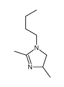 1-butyl-2,4-dimethyl-4,5-dihydroimidazole结构式