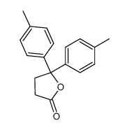 γ,γ-di-p-tolyl-γ-butyrolactone Structure