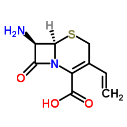 7-氨基-3-乙烯基-3-头孢环-4-羧酸结构式