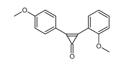 2-(2-methoxyphenyl)-3-(4-methoxyphenyl)cycloprop-2-en-1-one结构式