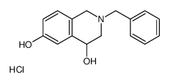1,2,3,4-Tetrahydro-2-(phenylmethyl)-4,6-isoquinolinediol hydrochloride Structure