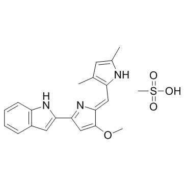 奥巴克拉甲磺酸盐结构式