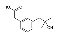 2-[3-(2-hydroxy-2-methylpropyl)phenyl]acetic acid结构式