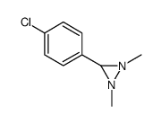 1,2-dimethyl-3-(4-chlorophenyl)diaziridine结构式