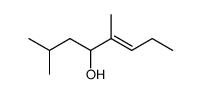 2,5-dimethyl-oct-5-en-4-ol结构式