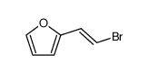 2-(2-bromovinyl)furan Structure