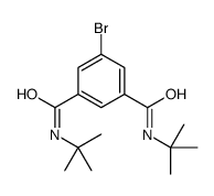 5-bromo-1-N,3-N-ditert-butylbenzene-1,3-dicarboxamide Structure