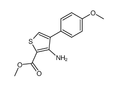 methyl 3-amino-4-(4-methoxyphenyl)-2-thiophenecarboxylate Structure
