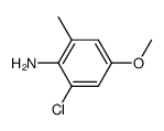 2-Chloro-4-methoxy-6-methylaniline结构式