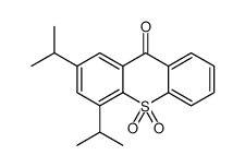 2,4-bis(isopropyl)thioxanthen-9-one 10,10-dioxide Structure